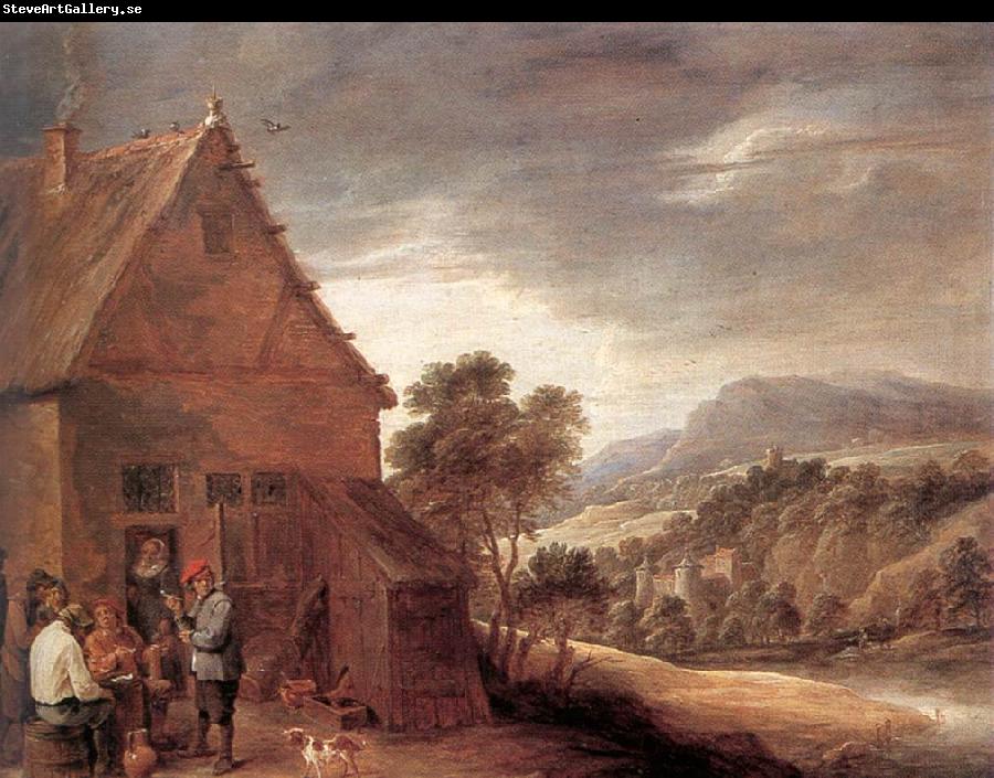 TENIERS, David the Younger Before the Inn fy